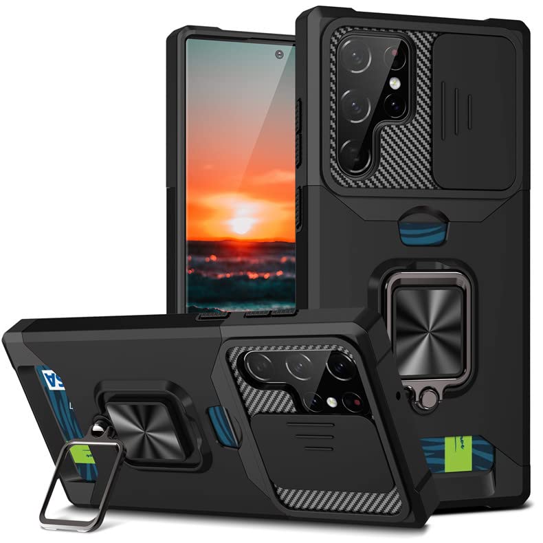 ZORBES® Case for Samsung Galaxy A56 5G, Invisible Stand Drop-Proof Case Black ZORBES® Case for Samsung Galaxy A56 5G, Invisible Stand Drop-Proof Case Black